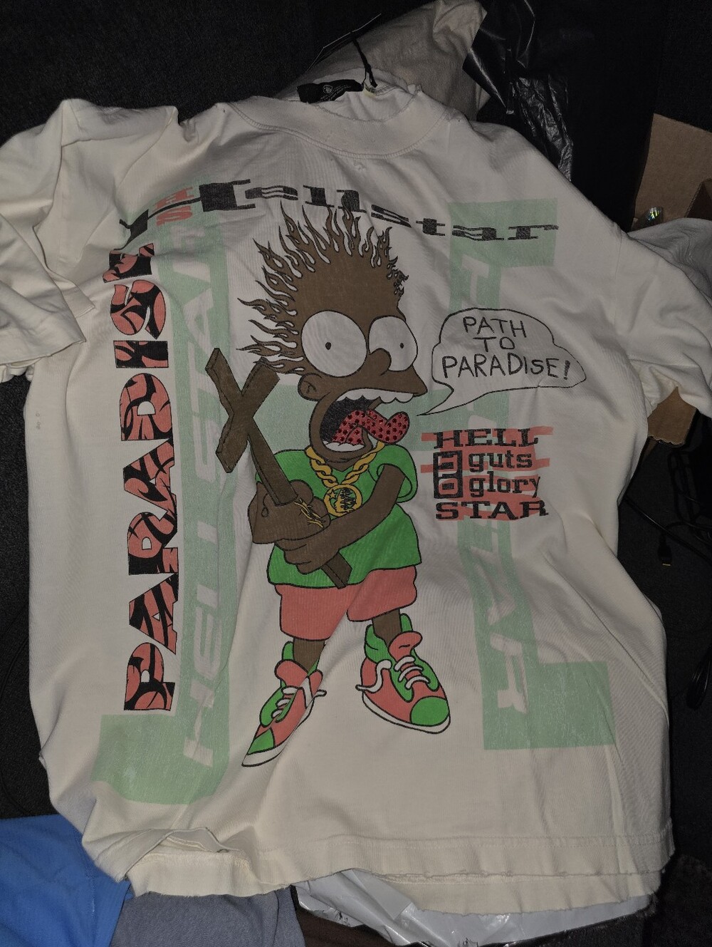 Hellstar Path To Paradise Bart Simpson. Sz 2xl , XXL. New